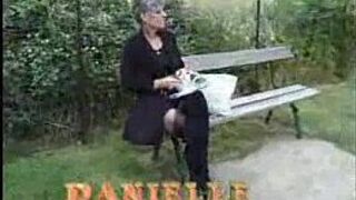 Crazy French Old Mature fucking in garden - porn video