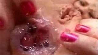 Closeup Shot Of A Semen Farting Slut - porn video