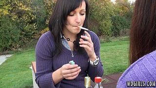 Outdoor drinking - porn video