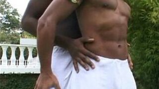Small Beefy Gay Dude Got Fucked by Big Black Dick - porn video