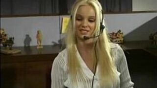 Julian fucks super hot blonde goddess - porn video