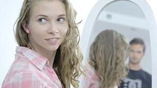 LustHD blonde Euro girlfriend making love with boyfriend - porn video