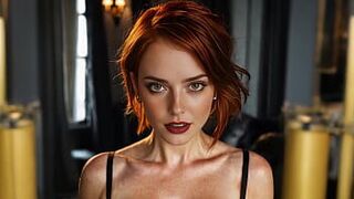 POV Redhead Dominatrix Makes You Jerk Your Cock JOI Femdom - porn video