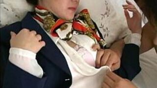 Fucking a flight attendant - porn video