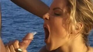 Lydia Gets Both Sockets Penetrated in MMF Threeway on Tropical Island - porn video