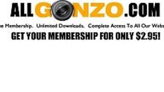 Stunning sex bomb in stockings finger fucks her pussy - porn video