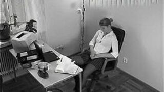 Secretary masturbation - porn video